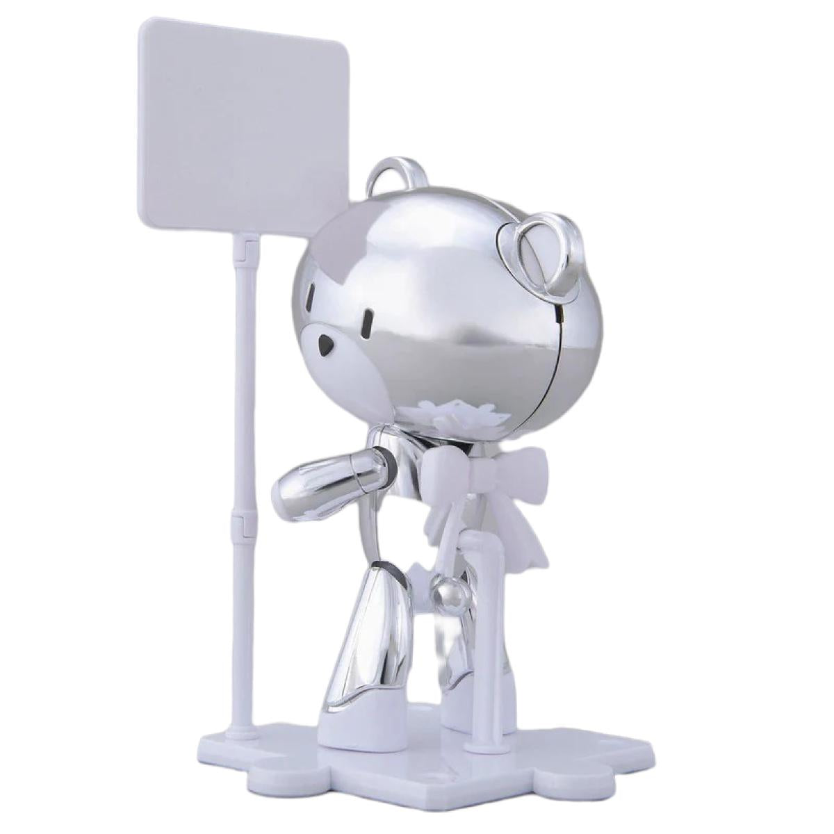 HG 1/144 Gundam Base Limited Petit Guy Silver Sparkle & Placard - Gunpla - HG by Bandai Spirits