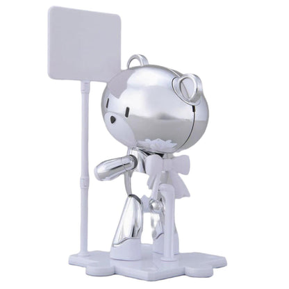 HG 1/144 Gundam Base Limited Petit Guy Silver Sparkle & Placard - Gunpla - HG by Bandai Spirits