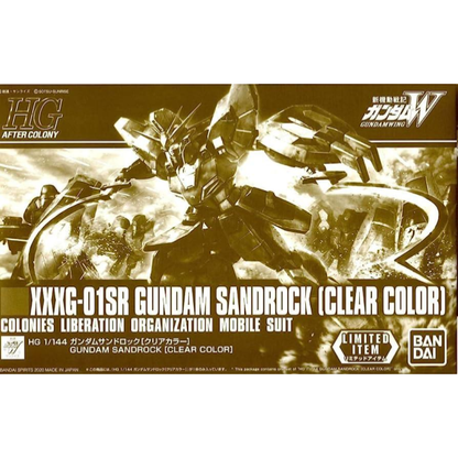 HG 1/144 Gundam Base Limited Gundam Sandrock Clear Color