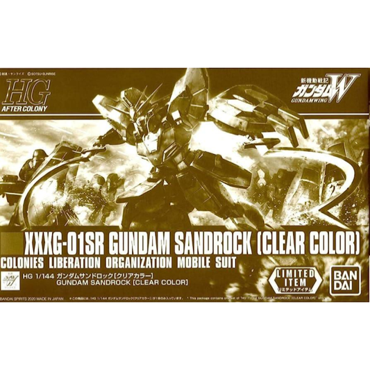 HG 1/144 Gundam Base Limited Gundam Sandrock Clear Color