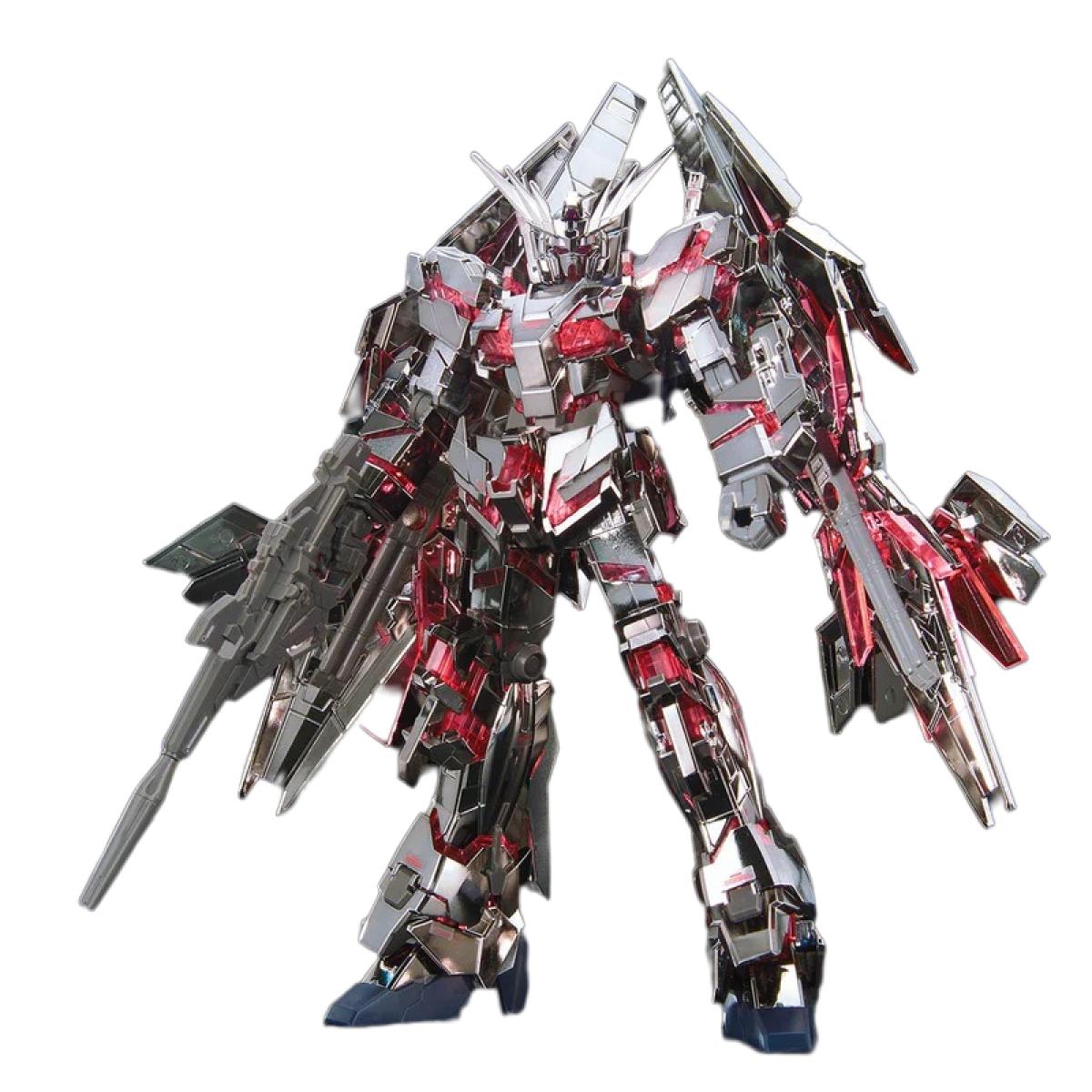 HG 1/144 Unicorn Gundam Unit 3 Phenex Destroy Mode Gold Silver Coating Set Gundam Base Limited - Gunpla - HG by Bandai Spirits
