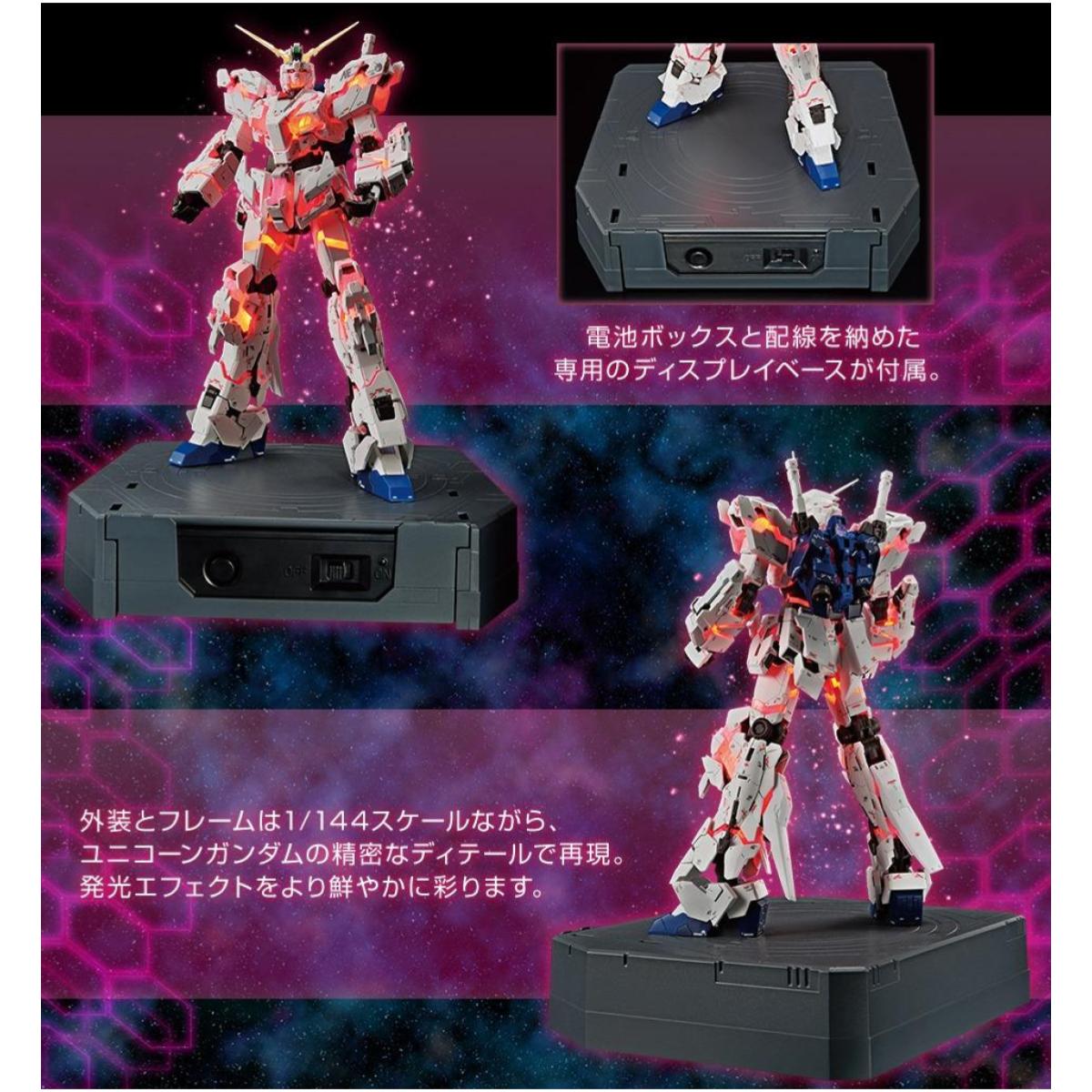 RG 1/144 Gundam Base Limited RX-0 Unicorn Gundam Destroy Mode Ver.TWC Lighting Model [Pre-owned]