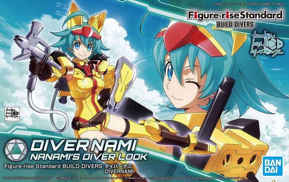 Figure-rise Standard Gundam Build Divers Diver Nami Pre-Colored Plastic Model