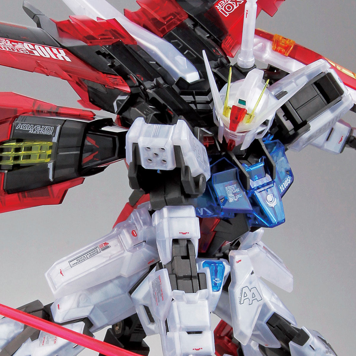 MG 1/100 Gundam Base Limited Yale Strike Gundam Ver.RM [Clear Color]