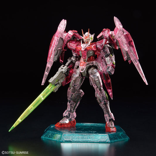 RG 1/144 Gundam Base Limited 00-raiser [Trans-Am Clear] Plastic Model