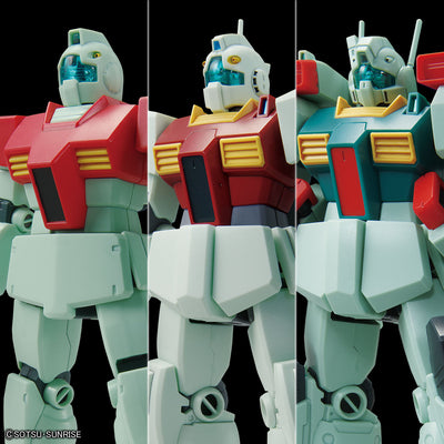 HG 1/144 Gundam Base Limited GM/GM II/GM III Set