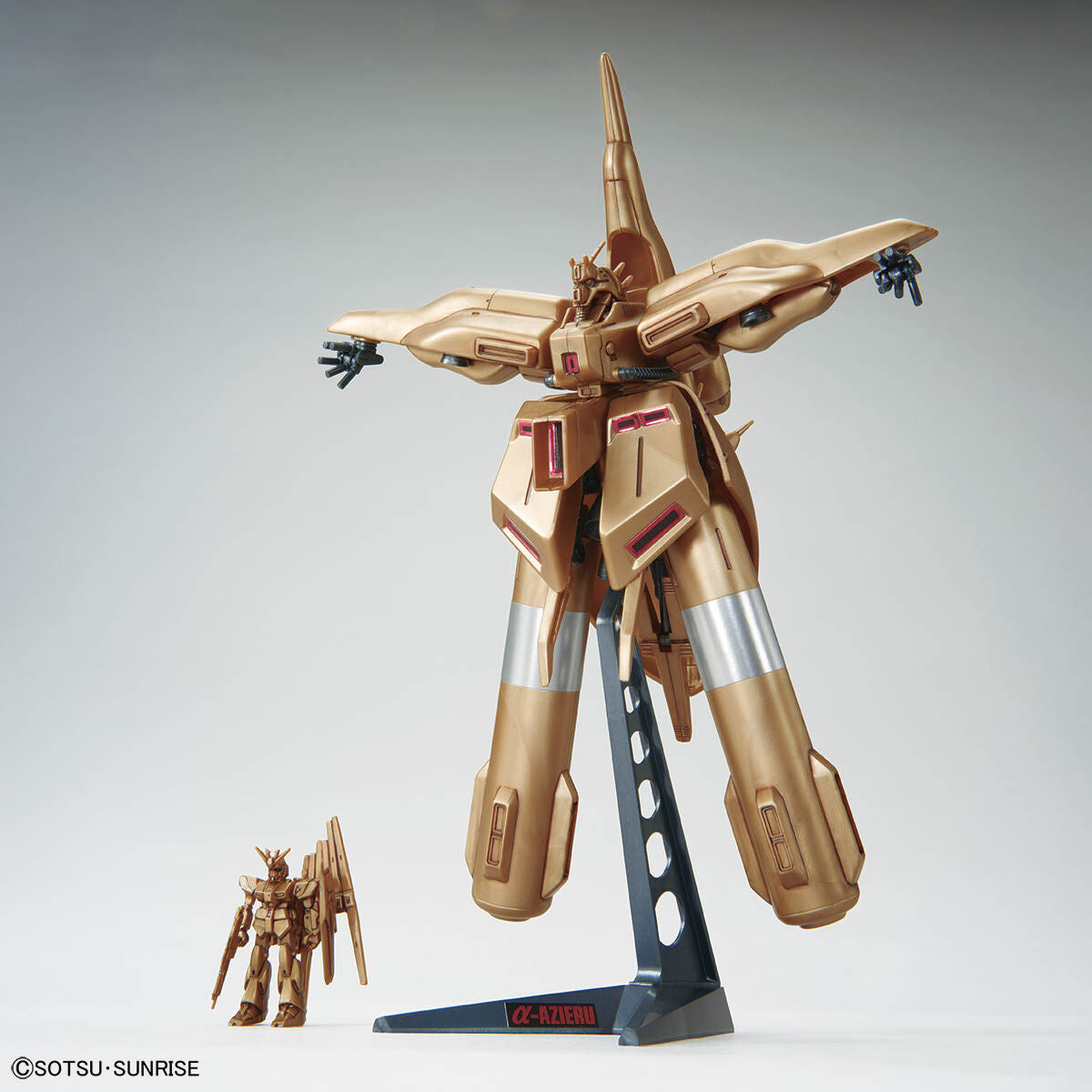 Gundam Base Limited GUNDAM SIDE-F 1/550 α Aziel [Metallic] Char's