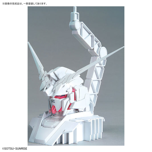 1/48 Gundam Base Limited Unicorn Gundam Head Display Base (Psycho Frame Color Variation Ver.) & Unicorn Gundam No. 2 Bangshi Head Display Base Set