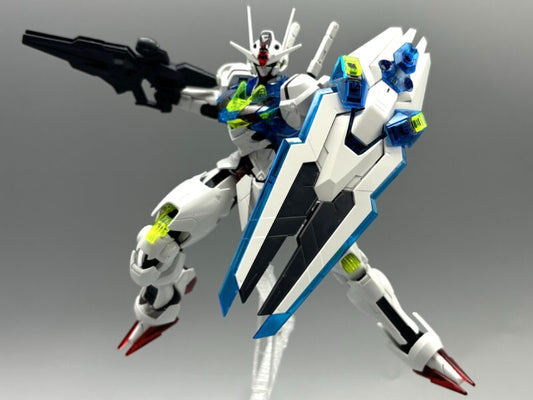 Mobile Suit Gundam The Witch of Mercury limited A Prize: FULL MECHANICS 1/100 Gundam Aerial Solid Clear