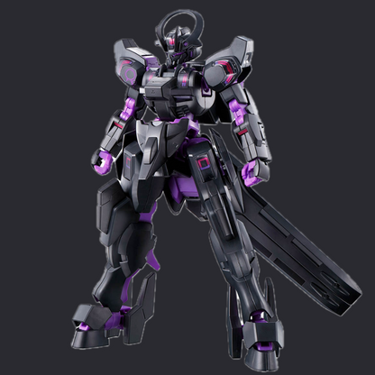 1/144 HG Gundam Schwarzette (Recirculation Color/Neon Purple) "Mobile Suit Gundam: The Witch of Mercury" HYPER PLAMO Fes 2024 Limited