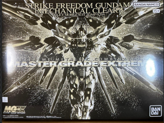 MGEX 1/100 Strike Freedom Gundam Mechanical Clear Premium Bandai Limited - Gunpla - Master Grade by Bandai Spirits