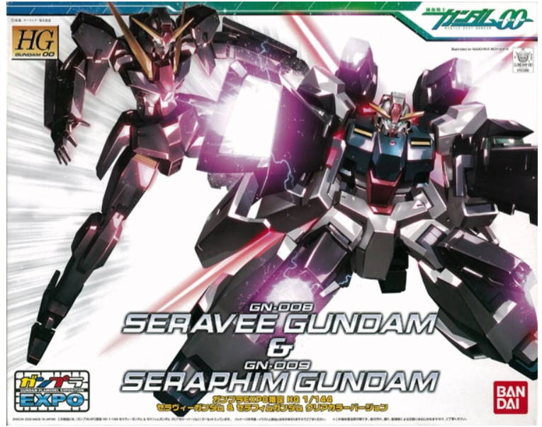HG 1/144 Seravee Gundam & Seraphim Gundam Clear Color Ver. Gunpla EXPO Limited - Gunpla - High Grade by Bandai Spirits