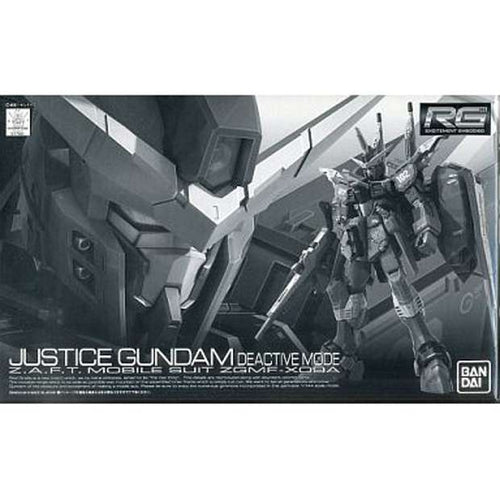 RG 1/144 ZGMF-X09A Justice Gundam Deactive Mode Premium Bandai