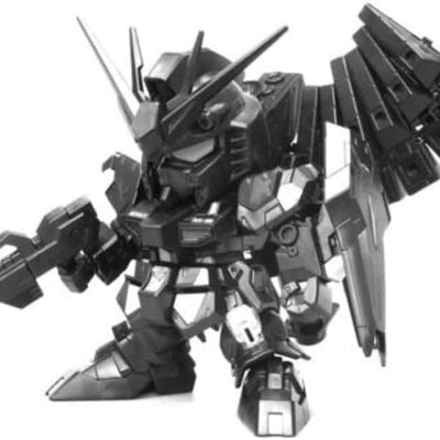 Ecopla BB Warrior ν Gundam New Gundam Gunpla