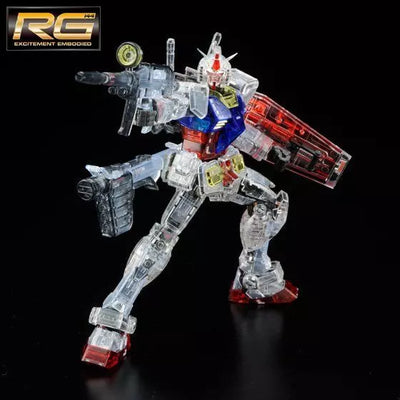 BANDAI Mobile Suit Gundam Exhibition Tokyo Limited RG RX-78-2 Gundam Color Clear