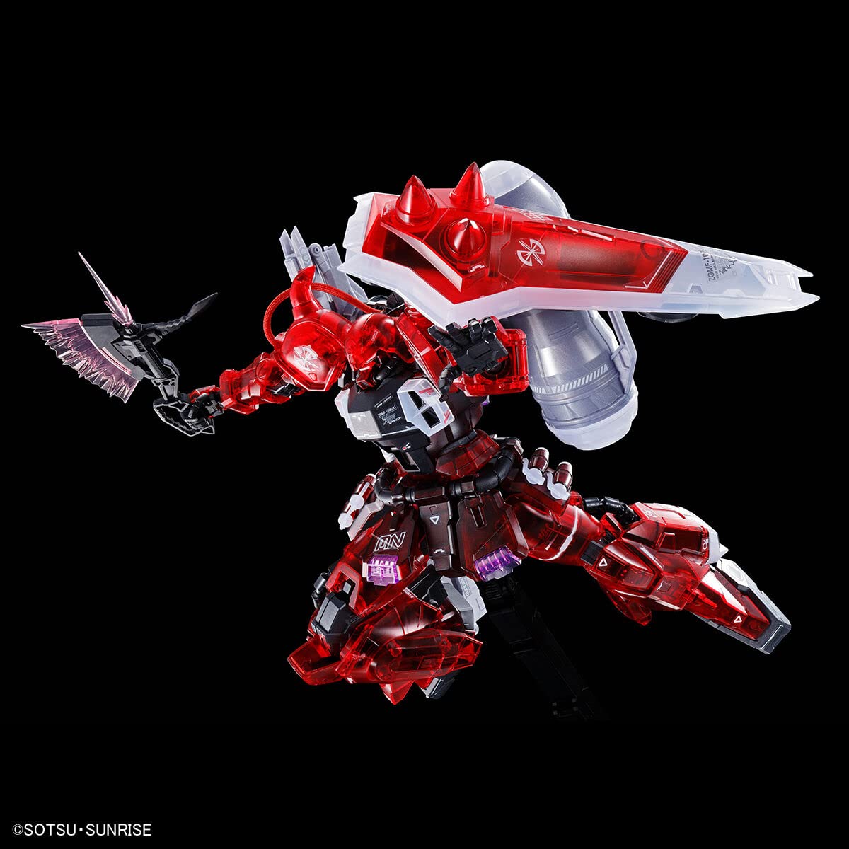 MG 1/100 Gunner Zaku Warrior (Luna Maria Hawk dedicated machine) [Clear color]