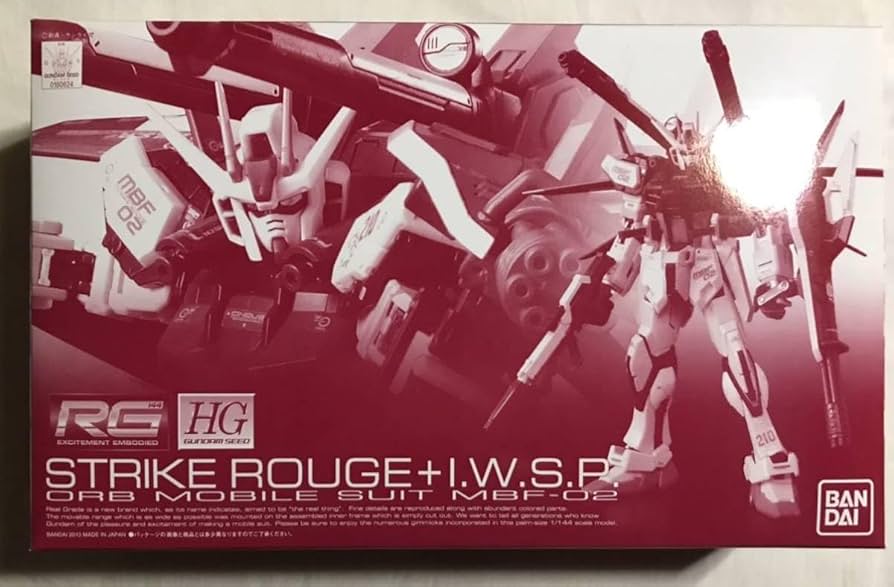 RG 1/144 Strike Rouge + HG 1/144 I.W.S.P. Premium Bandai