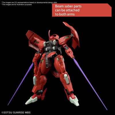 HG Mobile Suit Gundam Witch of Mercury Darilvalde 1/144 scale color-coded plastic model