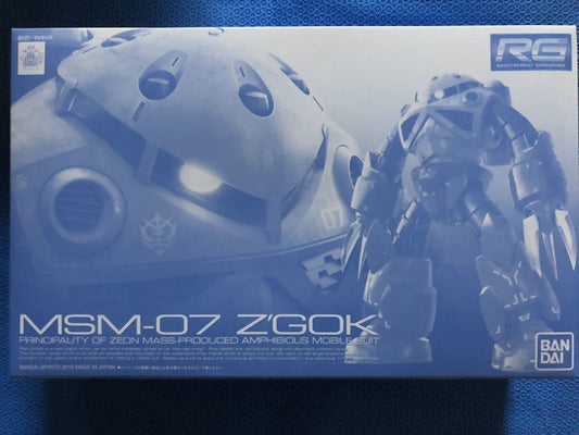 Mobile Suit Gundam RG 1/144 Mass-Produced Z'Gok Premium Bandai Gunpla