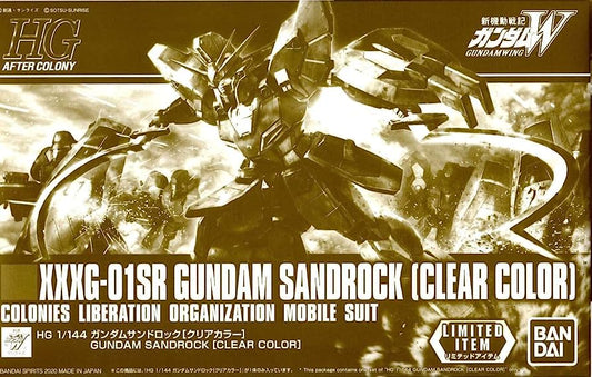 Gundam Base Limited　Mobile Suit Gundam Wing  HG 1/144 Gundam Sandrock [Clear Color]