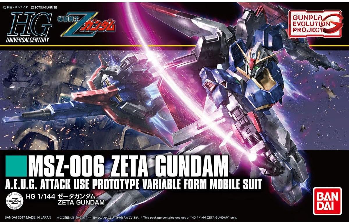 HGUC -GUNPLA EVOLUTION PROJECT- Mobile Suit Z Gundam Zeta Gundam 1/144 scale