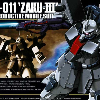 BANDAI SPIRITS HGUC Mobile Suit Gundam ZZ AMX-011 Zaku III 1/144 Scale