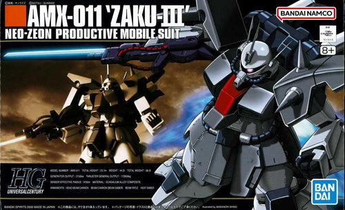 BANDAI SPIRITS HGUC Mobile Suit Gundam ZZ AMX-011 Zaku III 1/144 Scale