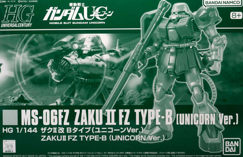 HG 1/144 Zaku II Kai B Type (Unicorn Ver.)  Premium Bandai Gunpla