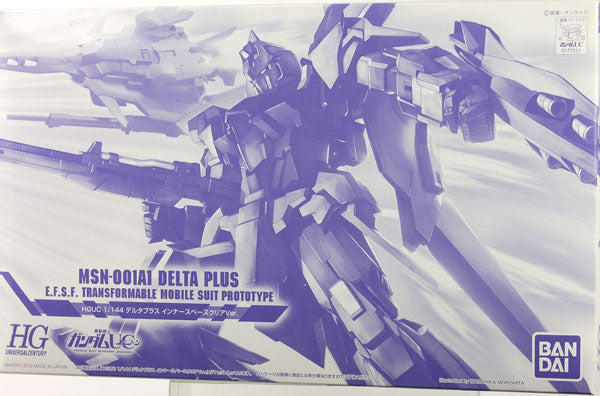 HGUC 1/144 Delta Plus Inner Space Clear Ver. Gunpla Premium Bandai