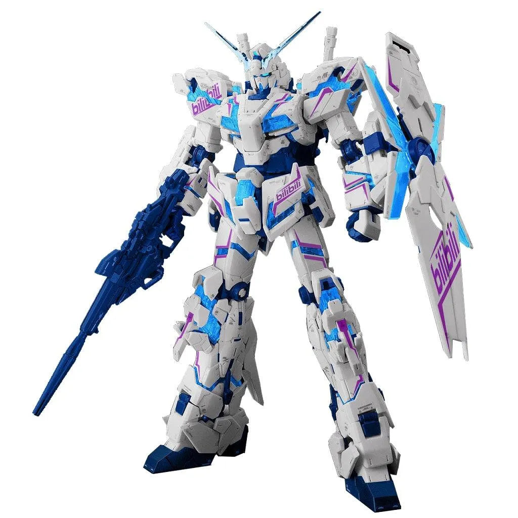 RG 1/144 Unicorn Gundam - Bilibili 10th Anniversary Master Kawaguchi Color Design - Gunpla - Real Grade by Bandai Spirits