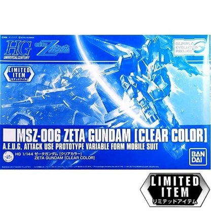 HGUC MSZ-006 Zeta Gundam “Clear Color” Event Limited – 1/144 Scale Plastic Model Kit