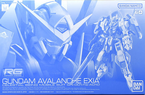 RG 1/144 Gundam Avalanche Exia Dash Gunpla Premium Bandai