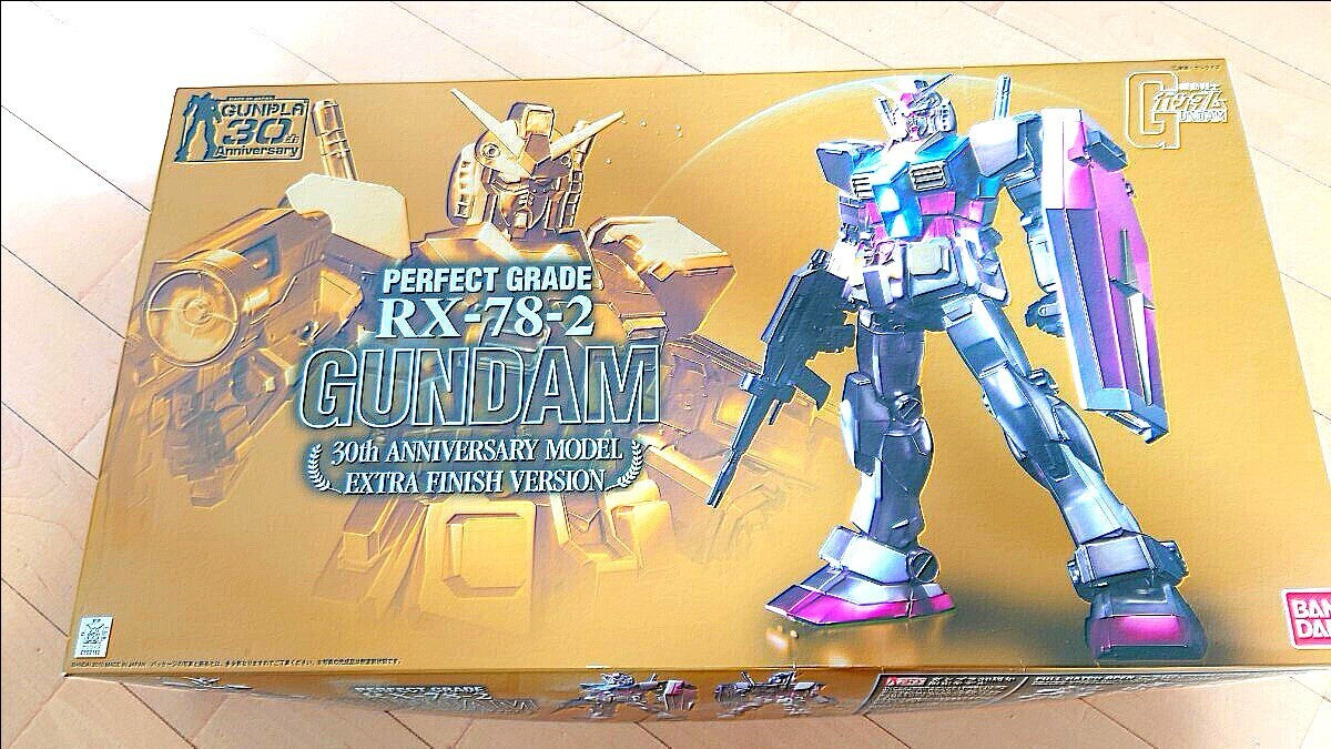 Bandai Spirits 1/60 PG RX78-2 Gundam 30th Anniversary Limited Model Extra Finish Ver.