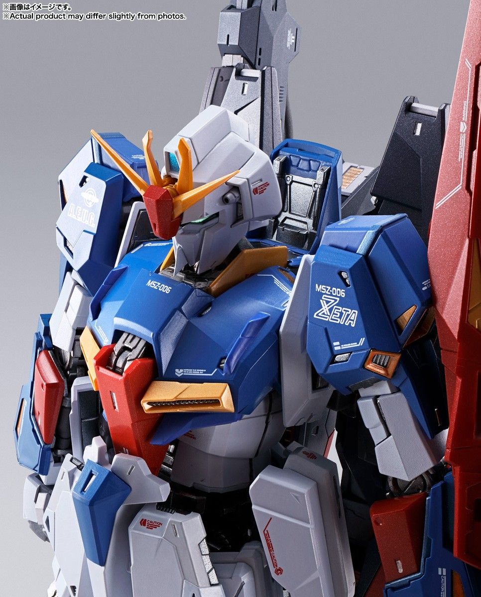Brand new and unopened METAL BUILD Mobile Suit Z Gundam Zeta Gundam Approximately 190mm Made of PVC & ABS & diecast