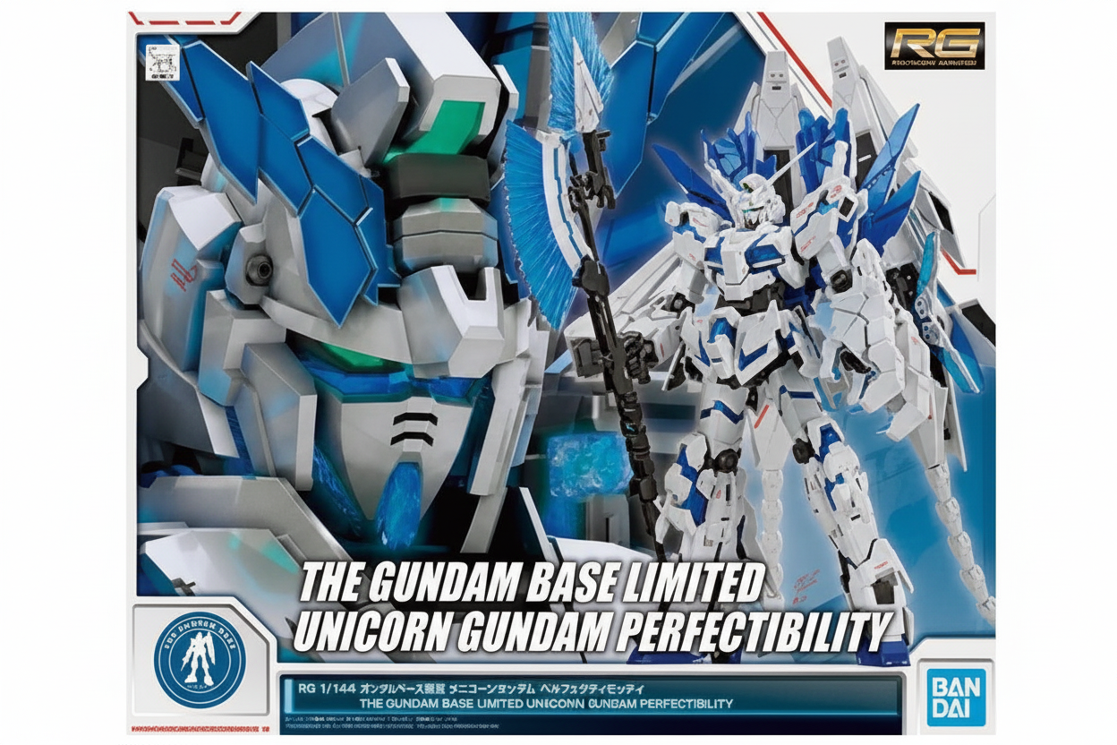 RG 1/144 Unicorn Gundam Perfectibility - Gundam Base Limited Edition - Gunpla by Bandai Spirits