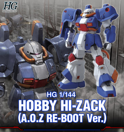 HG 1/144 Hobby Hi-Zack (A.O.Z RE-BOOT Ver.) GUNDAM SIDE-F Exclusive Plastic Model Kit by BANDAI – Titans Color High Mobility Gunpla AOZ Reboot Series