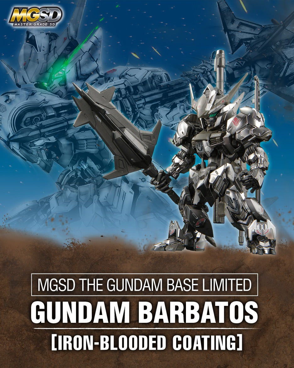 MGSD Gundam Base Limited Gundam Barbatos [Iron Blood Coating]