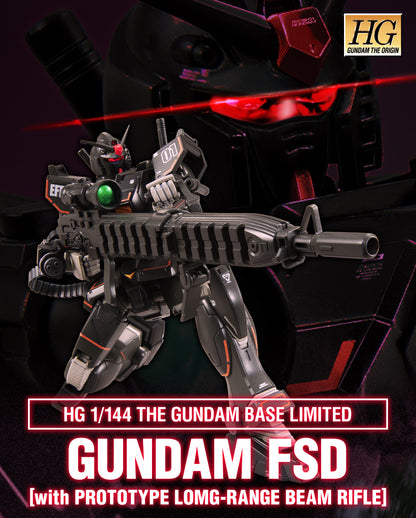 HG 1/144 Gundam Base Limited Gundam FSD (Prototype Long Range Beam Rifle Equipped)