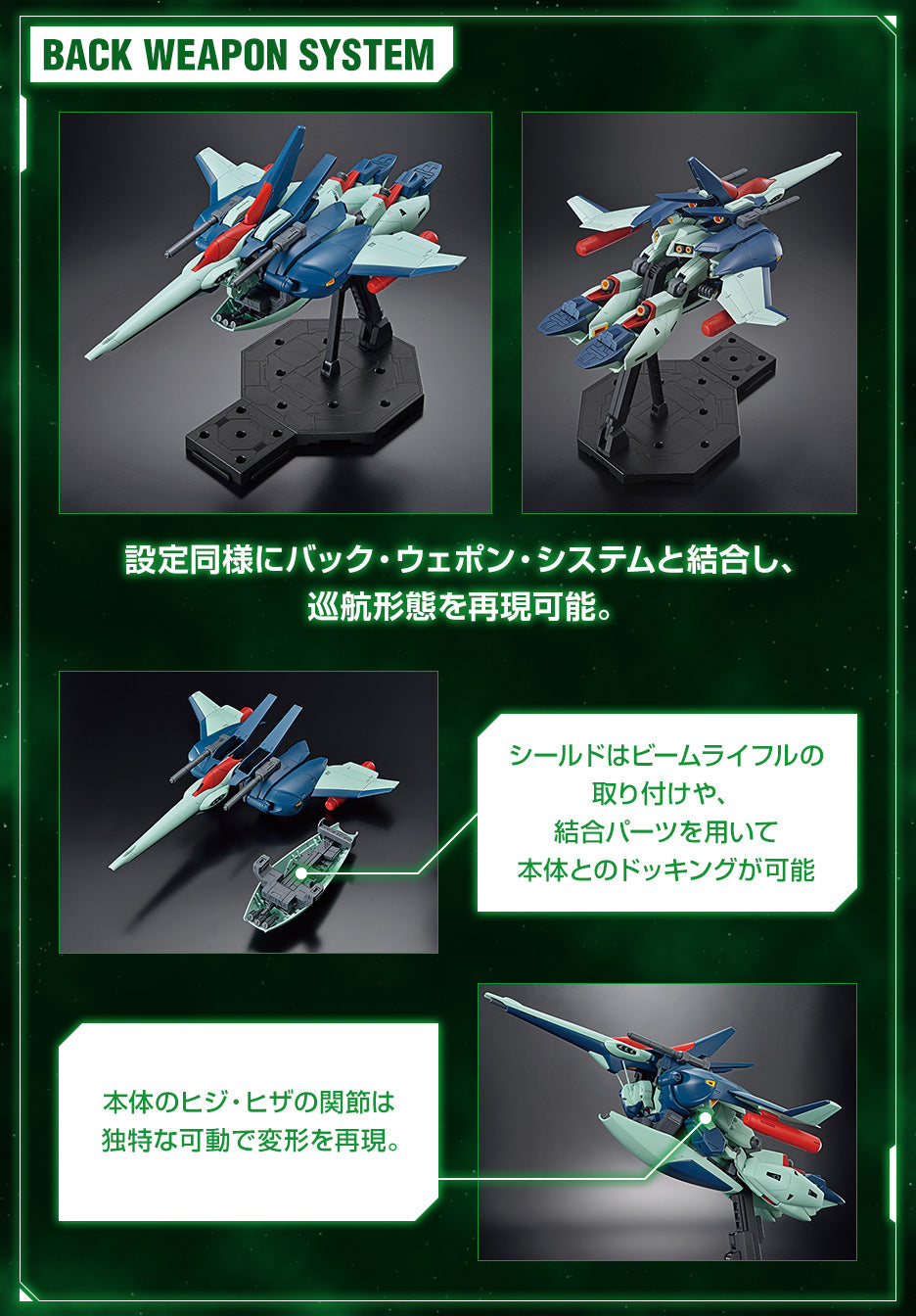 GUNDAM SIDE-F MG 1/100 Re-GZ (Char's Counterattack Ver.) Gunpla