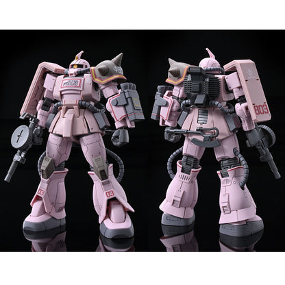 HG 1/144 Zaku Desert Type Pink Panther forces Premium Bandai Gunpla