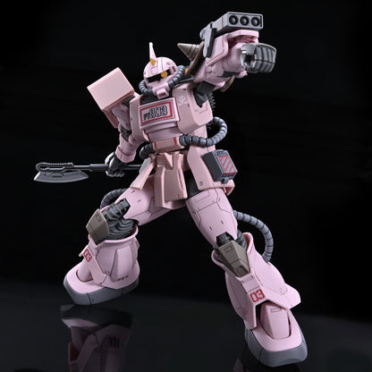 HG 1/144 Zaku Desert Type Pink Panther forces Premium Bandai Gunpla