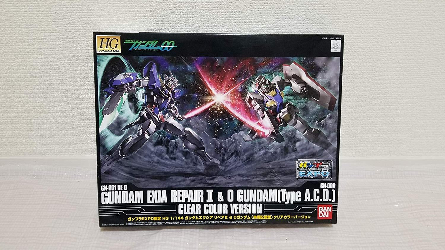 【Gunpla EXPO Limited】 HG 1/144 Exia Repair II & 0 Gundam (Real Deployment