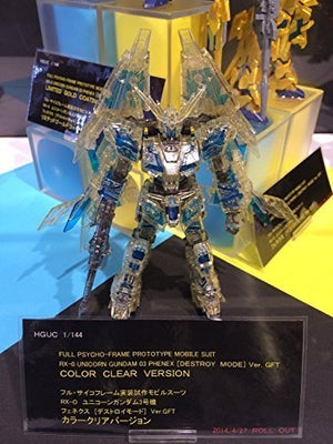 HGUC 1/144 Unicorn Gundam Unit 3 Phenex Destroy Mode Ver.GFT Color Clear Version limited