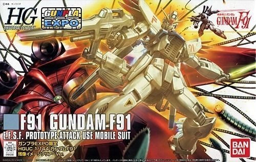 HGUC 1/144 Gundam F91 (Afterimage Image Clear Ver.) (Gundam Model EXPO Limited)