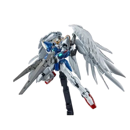 RG 1/144 Wing Gundam Zero EW & Drei Zwerg [Titanium Finish] Premium Bandai Limited - Gunpla - Real Grade by Bandai Spirits