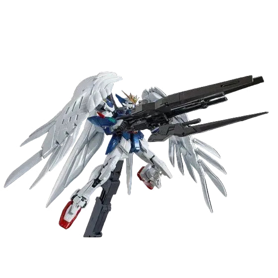 RG 1/144 Wing Gundam Zero EW & Drei Zwerg [Titanium Finish] Premium Bandai Limited - Gunpla - Real Grade by Bandai Spirits