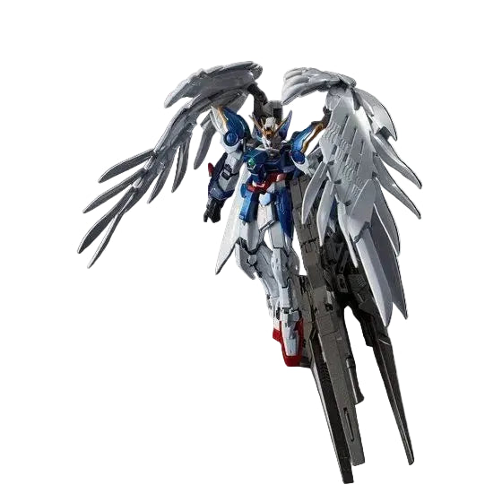 RG 1/144 Wing Gundam Zero EW & Drei Zwerg [Titanium Finish] Premium Bandai Limited - Gunpla - Real Grade by Bandai Spirits