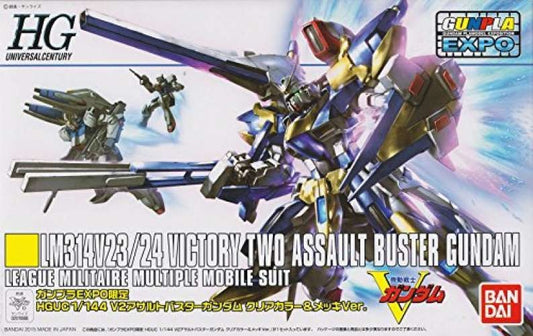 HGUC 1/144 V2 Assault Buster Gundam Clear Color Plating Ver. Event Limited - Gunpla - High Grade by Bandai Spirits