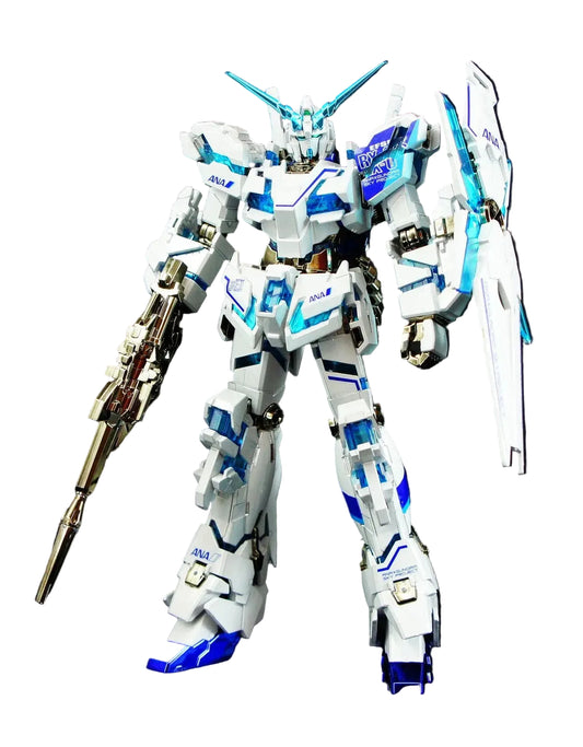 HG 1/144 RX-0 Unicorn Gundam Destroy Mode ANA Original Color Ver. - ANA Exclusive - Gunpla - High Grade by Bandai Spirits