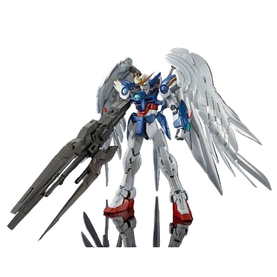 RG 1/144 Wing Gundam Zero EW & Drei Zwerg [Titanium Finish] Premium Bandai Limited - Gunpla - Real Grade by Bandai Spirits